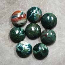 15MM ROUND CABOCHON BLOOD STONE(8PCS/BAG)